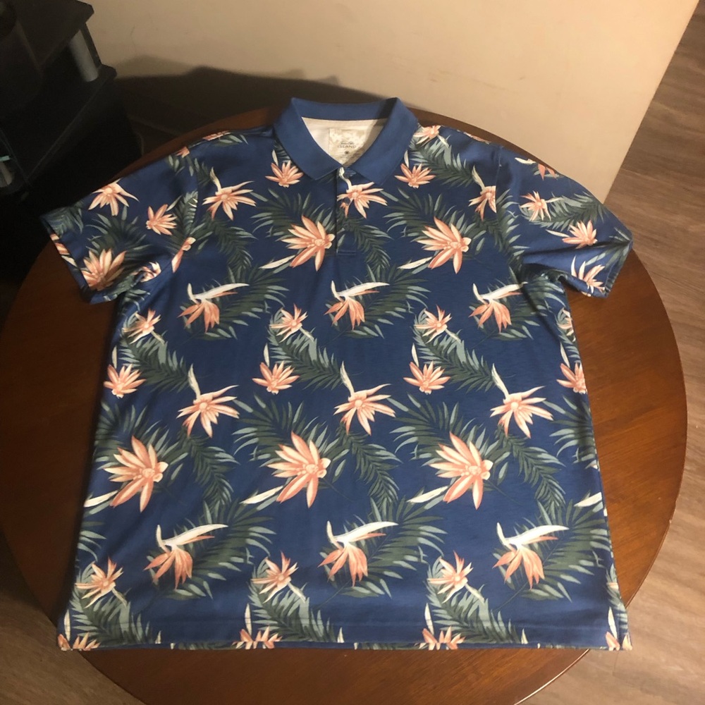 Tasso Elba Tropical Polo XXL